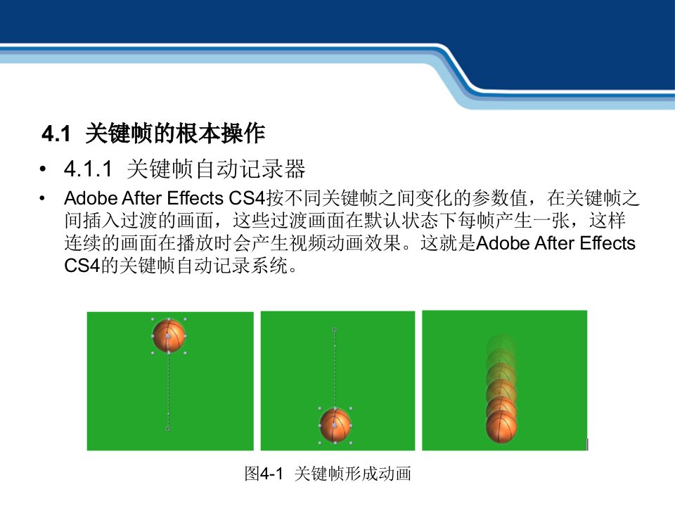 关键帧动画和技巧AfterEffectsCS4影视后期设计与制作教学课件