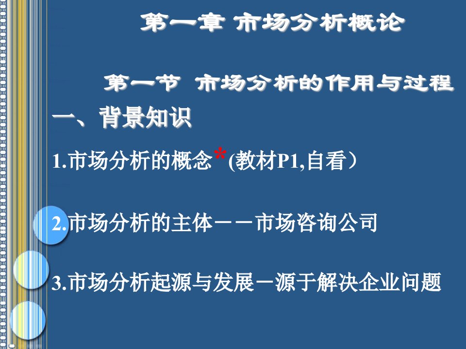 市场分析方法丁睿制作课件