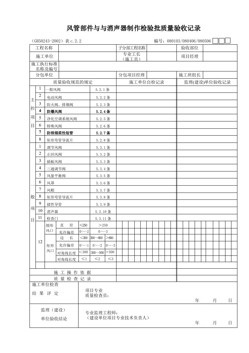 建筑资料-03风管部件与消声器制作