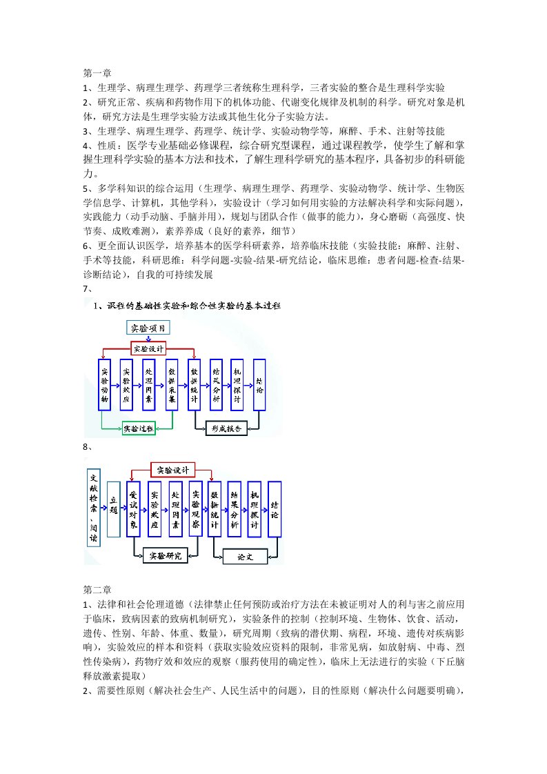 生理科学实验讨论题