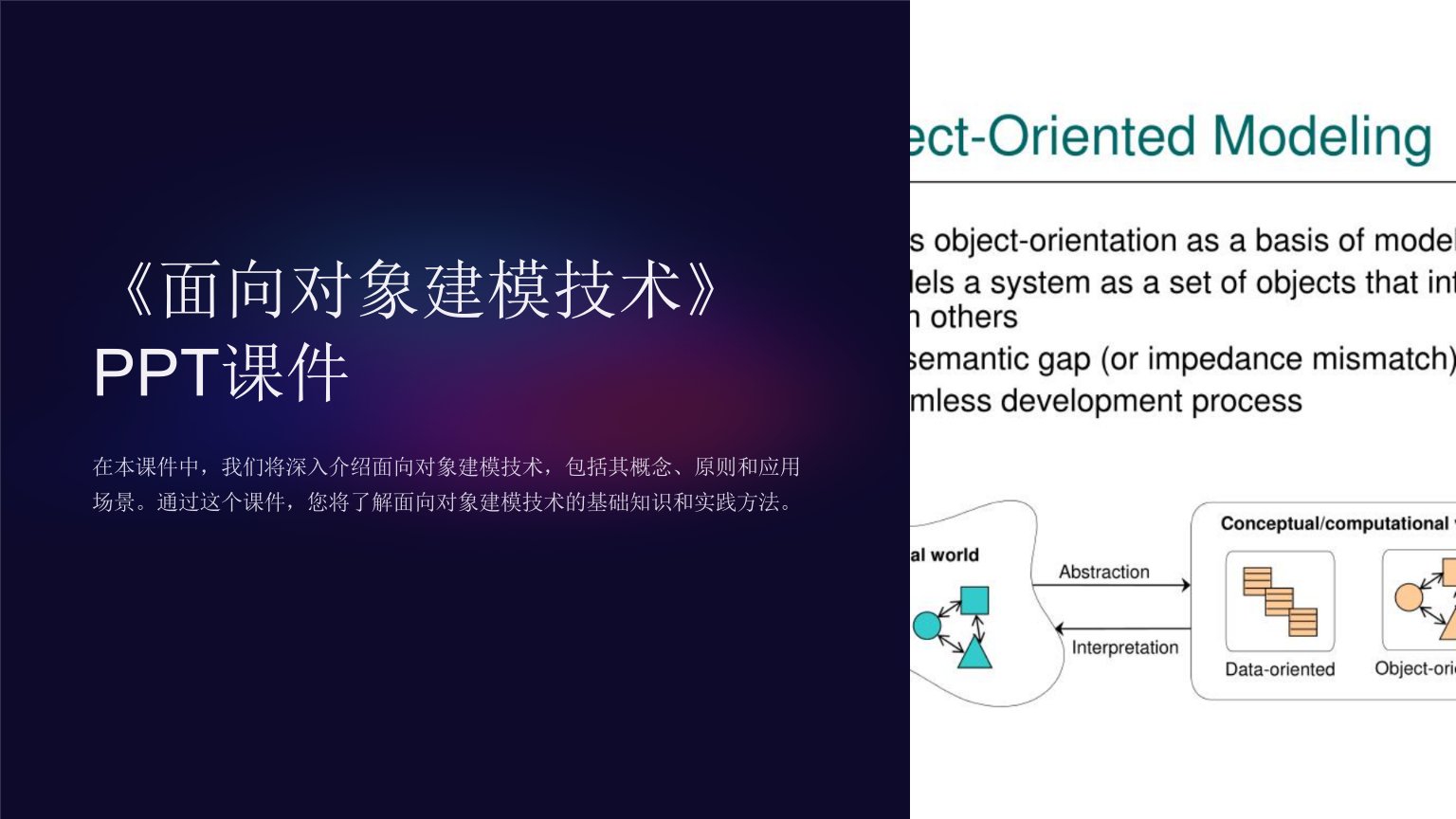 《面向对象建模技术》课件