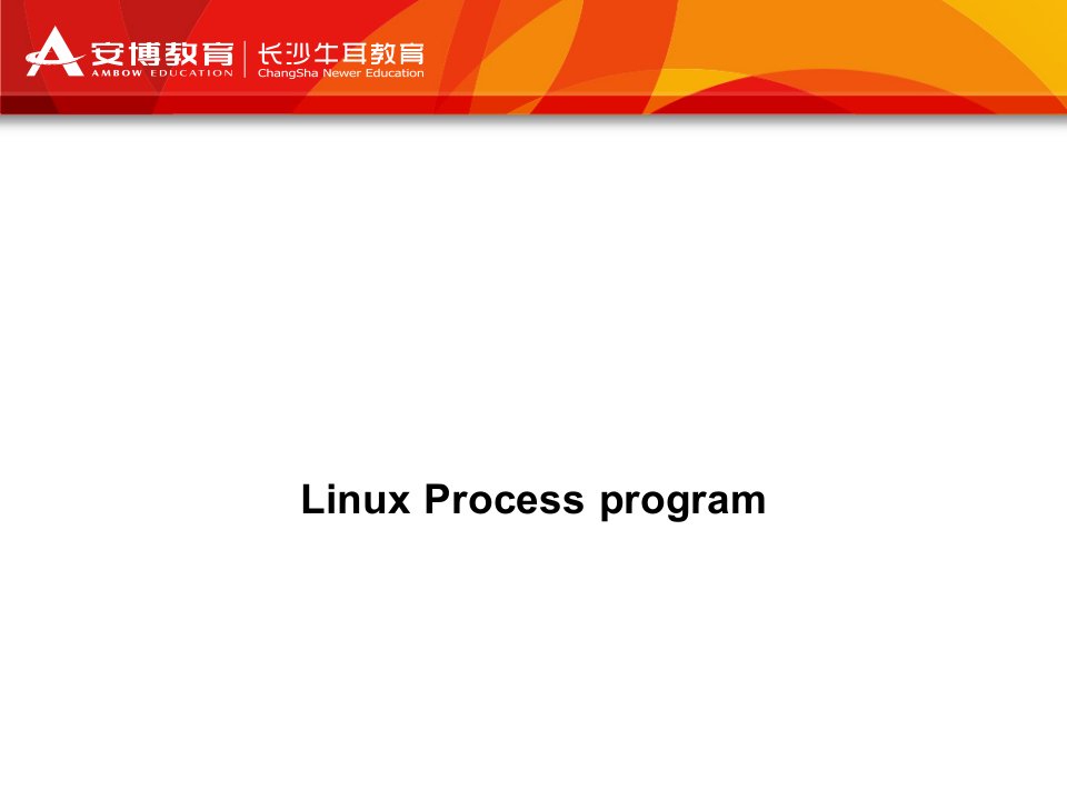 Linux进程编程