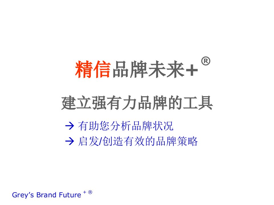 品牌管理-精信品牌未来建立强有力的品牌工具