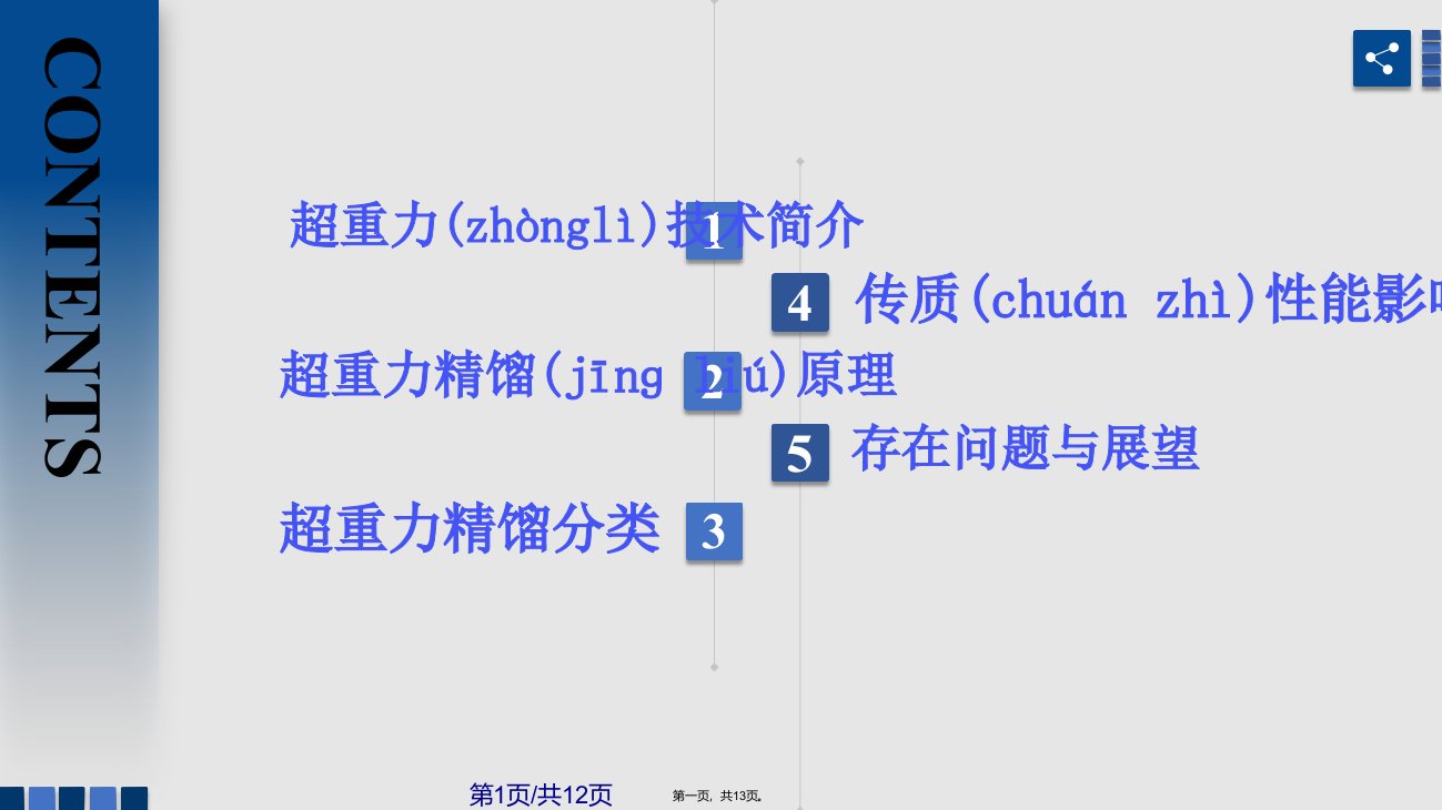 超重力精馏技术实用教案