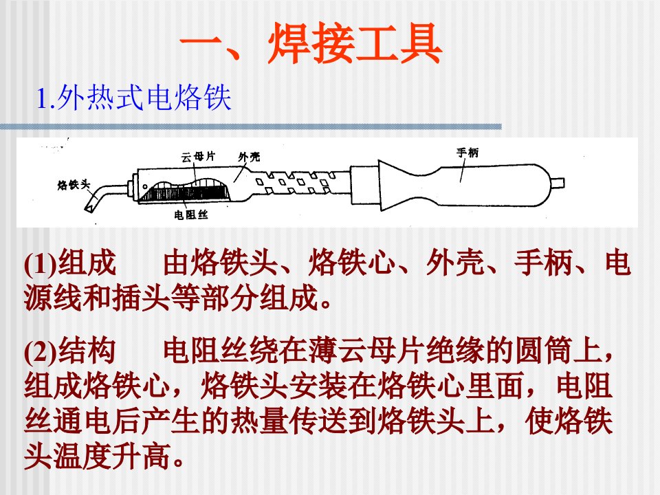 《无线电装接工》知识培训(焊接工艺)