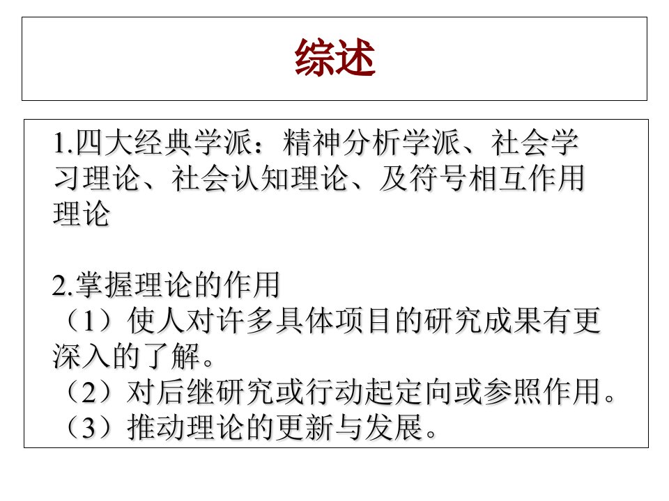 第二讲社会心理学的理论与方法ppt课件