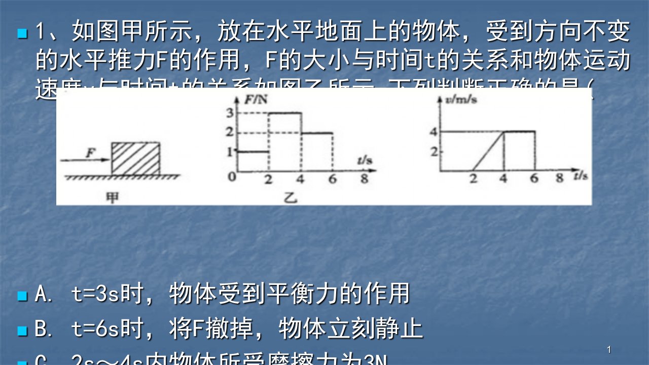 八年级物理下册试重难点习题课件