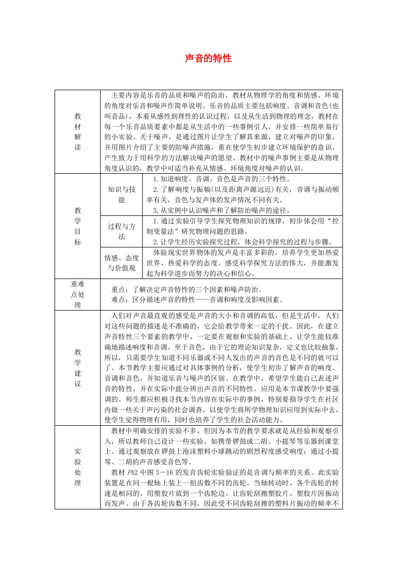 八年级物理全册