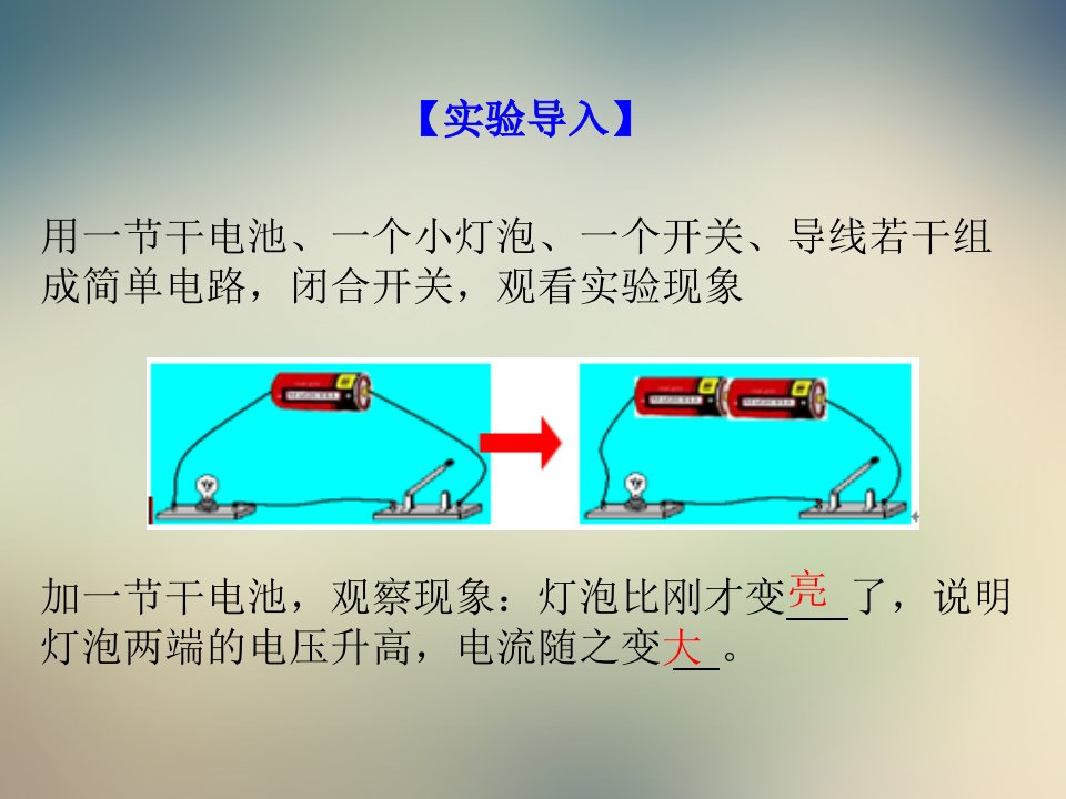 电流与电压电阻的关系课件