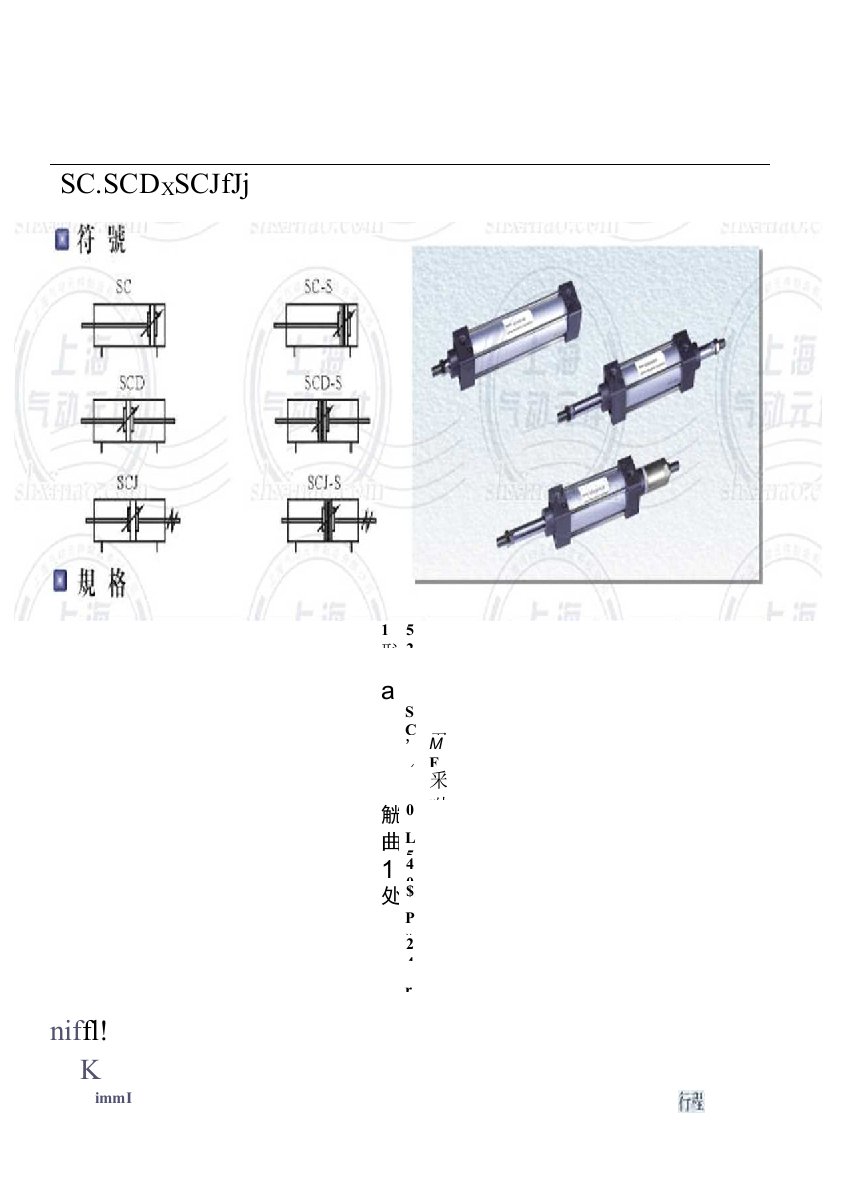 标准气缸样本