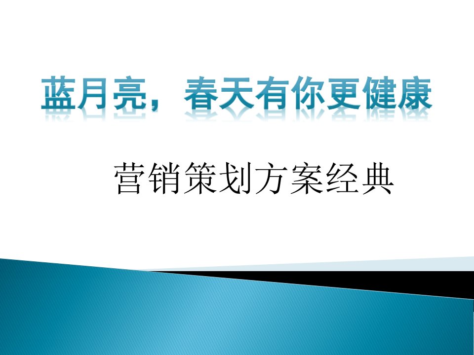 经典版蓝月亮品牌研究报告及品牌推广方案课件