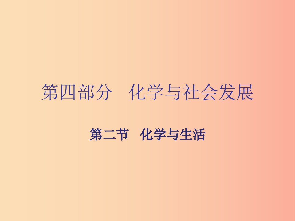 广东省2019年中考化学复习