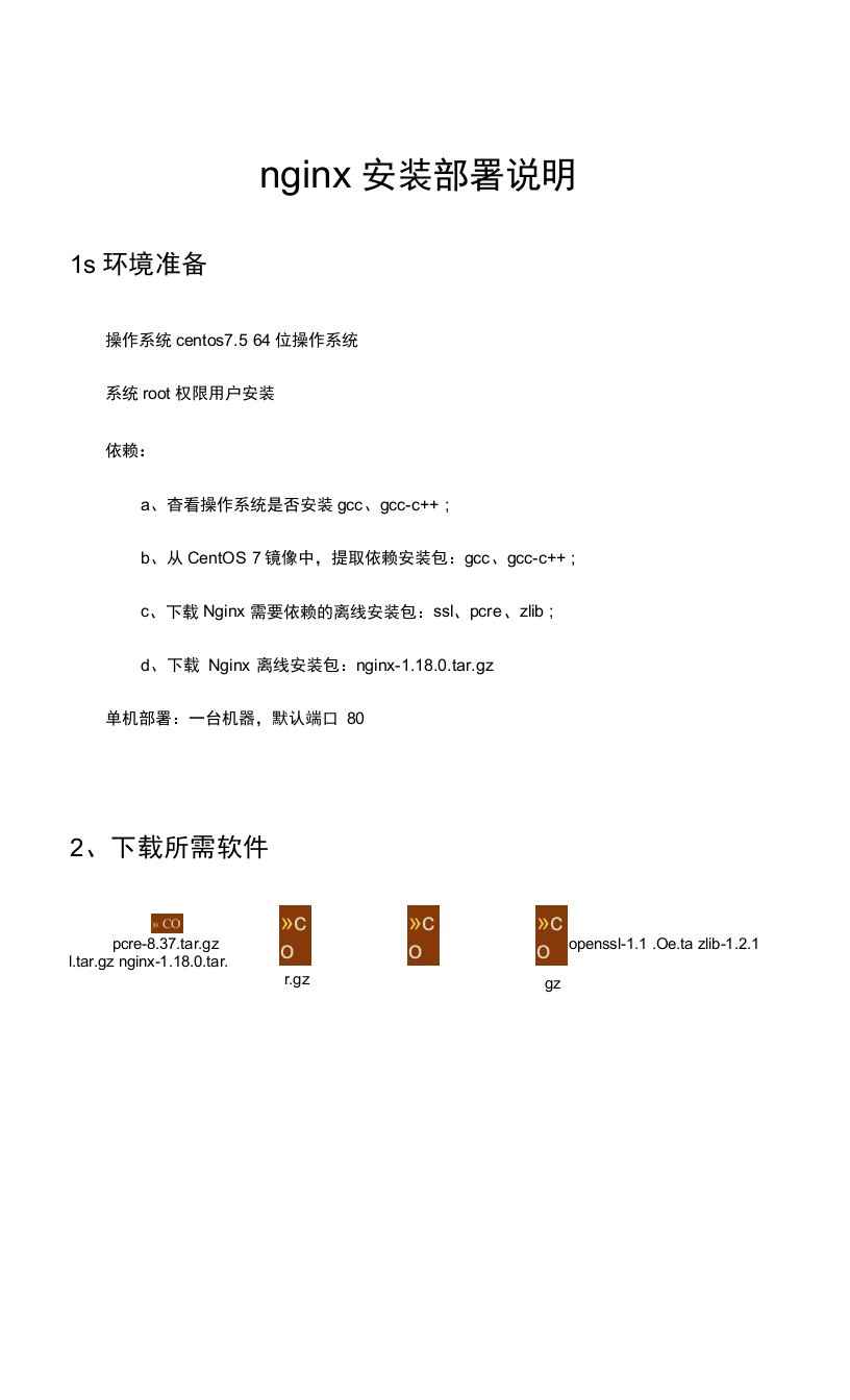 nginx安装部署文档