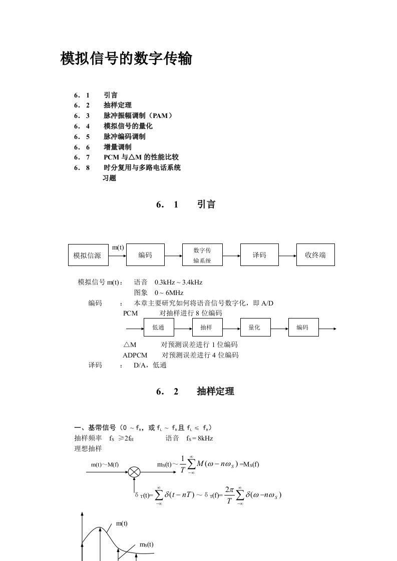 通信原理讲义