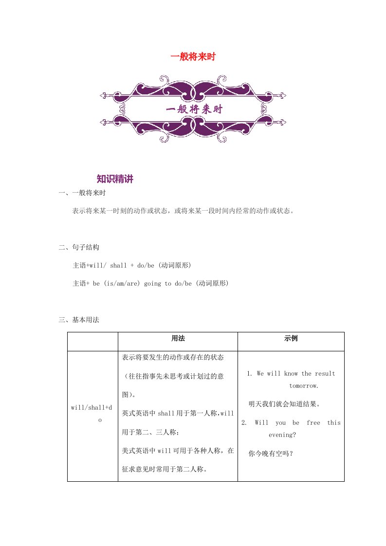 中考英语专题讲练