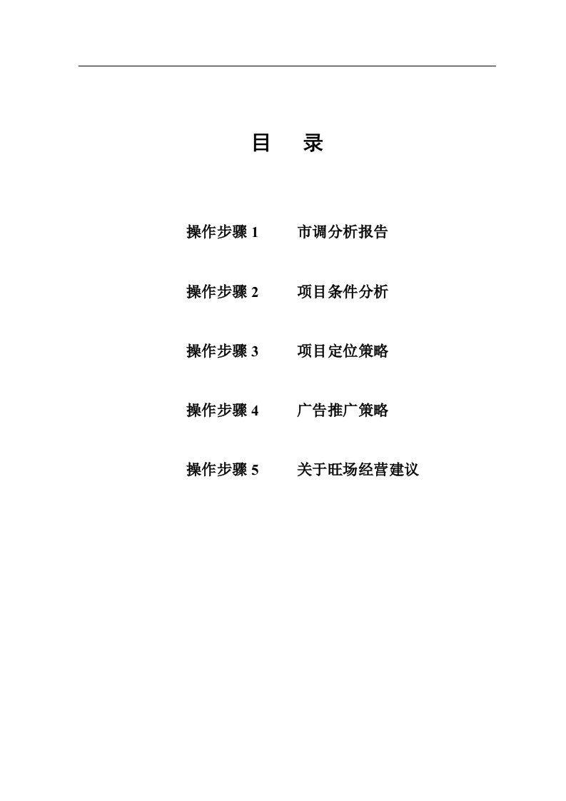 扬州江阳商贸城策划方案营销方案