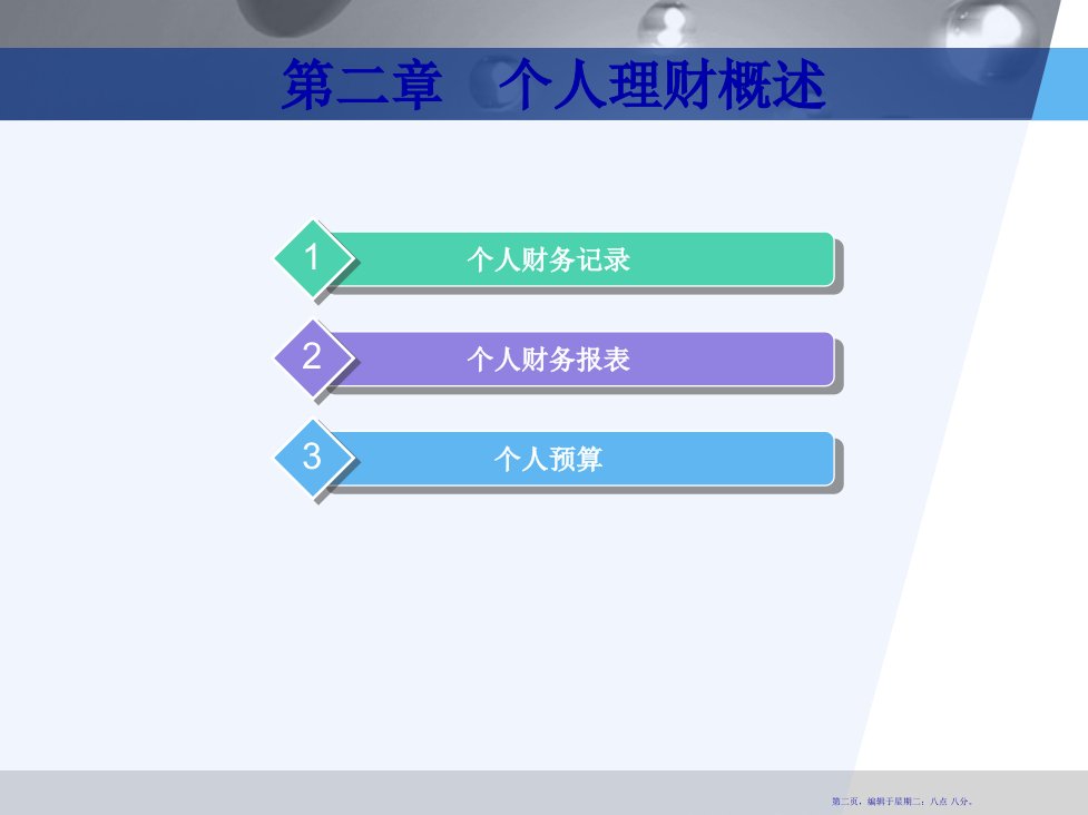 第二章财务与预算规划251页PPT