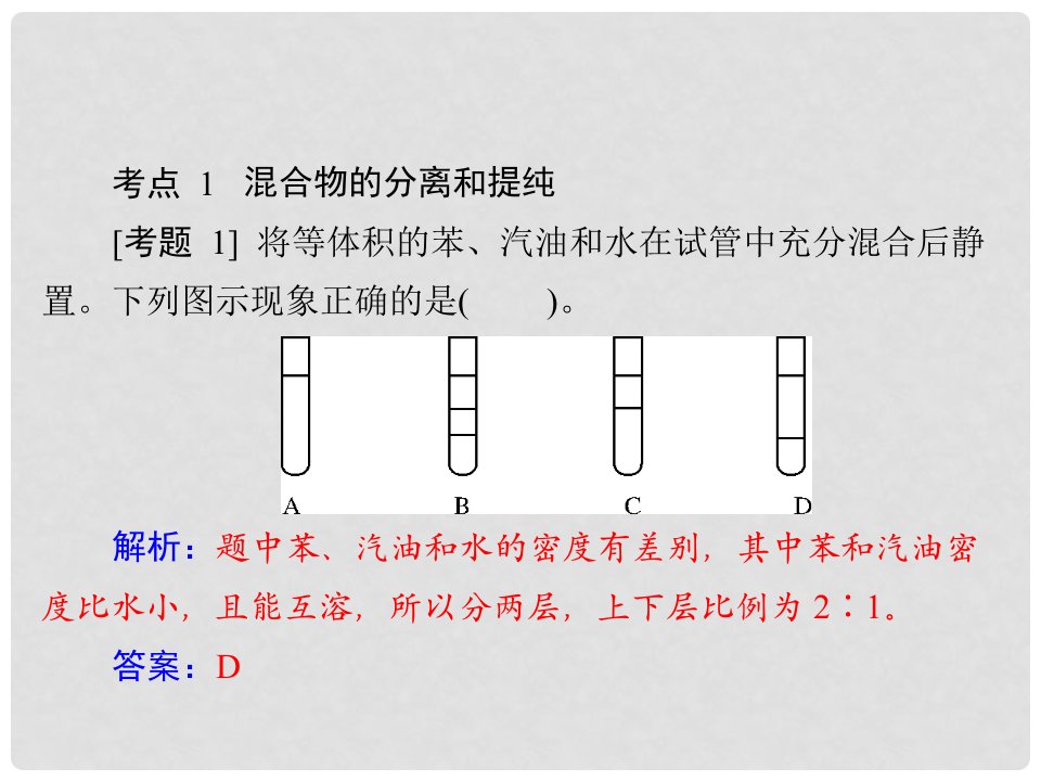 高中化学