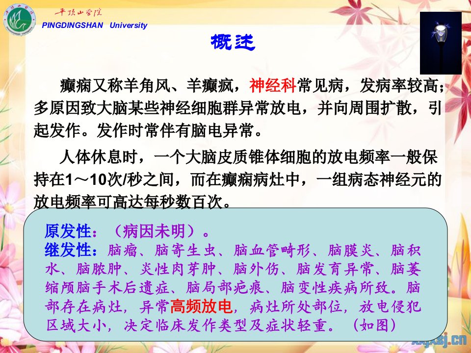 医学专题cq13抗癫痫抗惊厥药教程