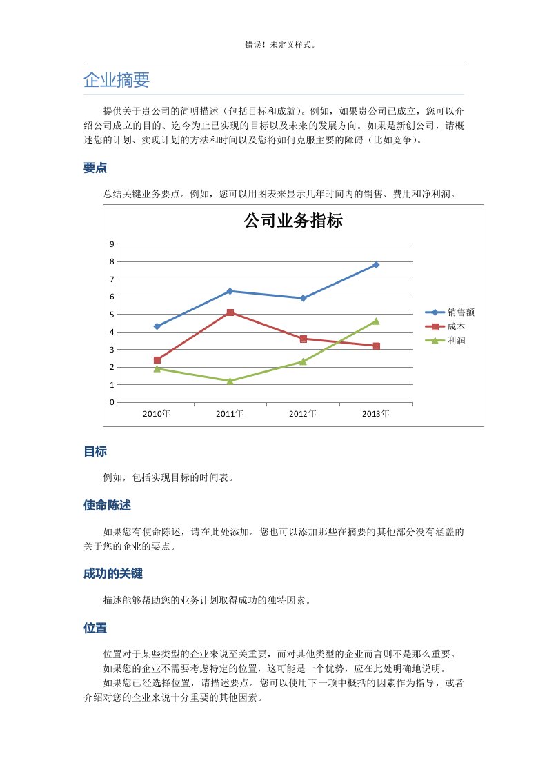 企业摘要