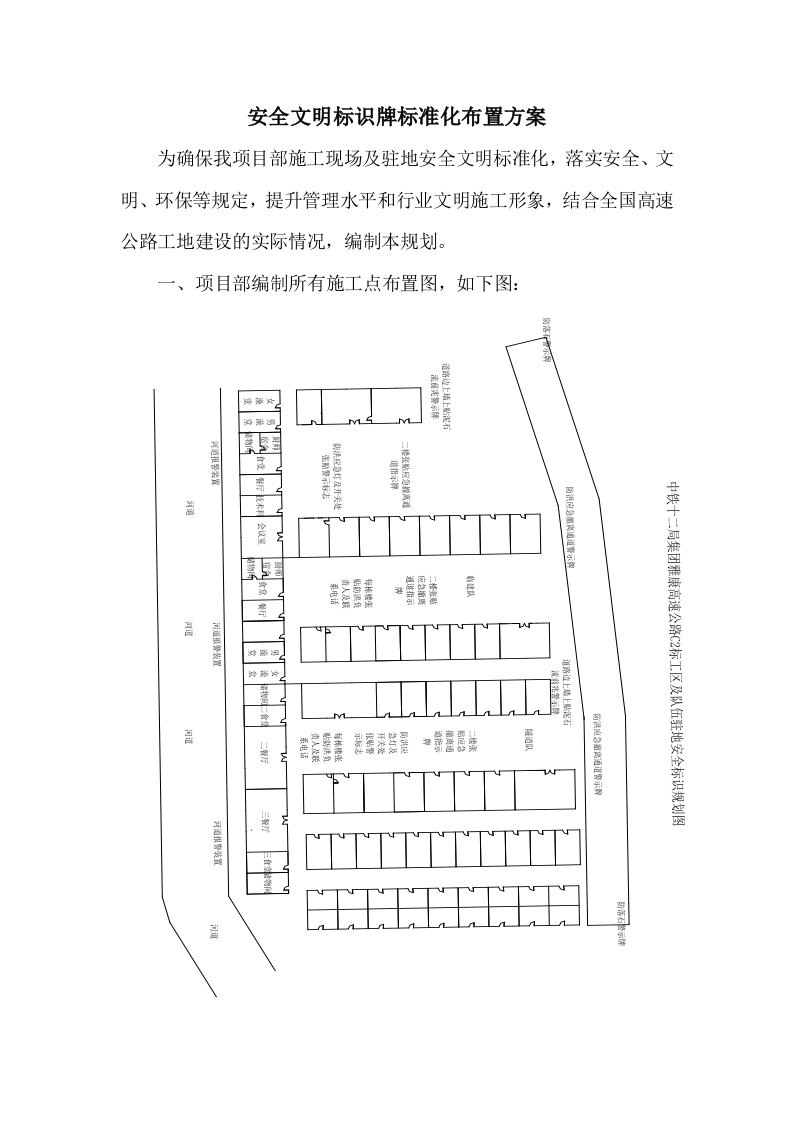 工地安全文明施工标识牌方案