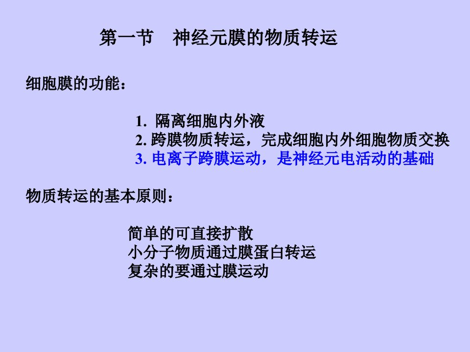 教学课件第二章静息电位第三章动作电位