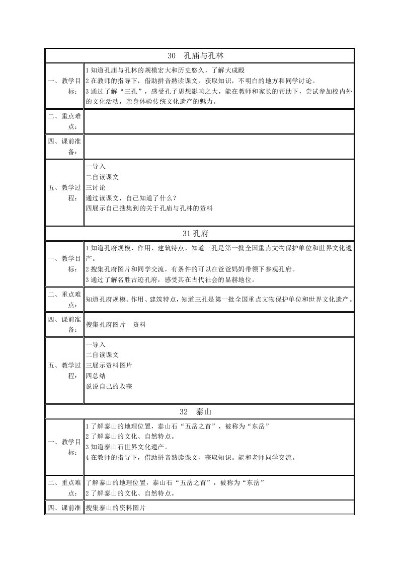 一年级传统文化第九单元电子备课