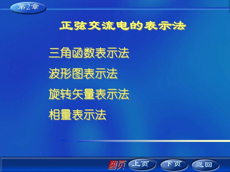 正弦交流电的表示法