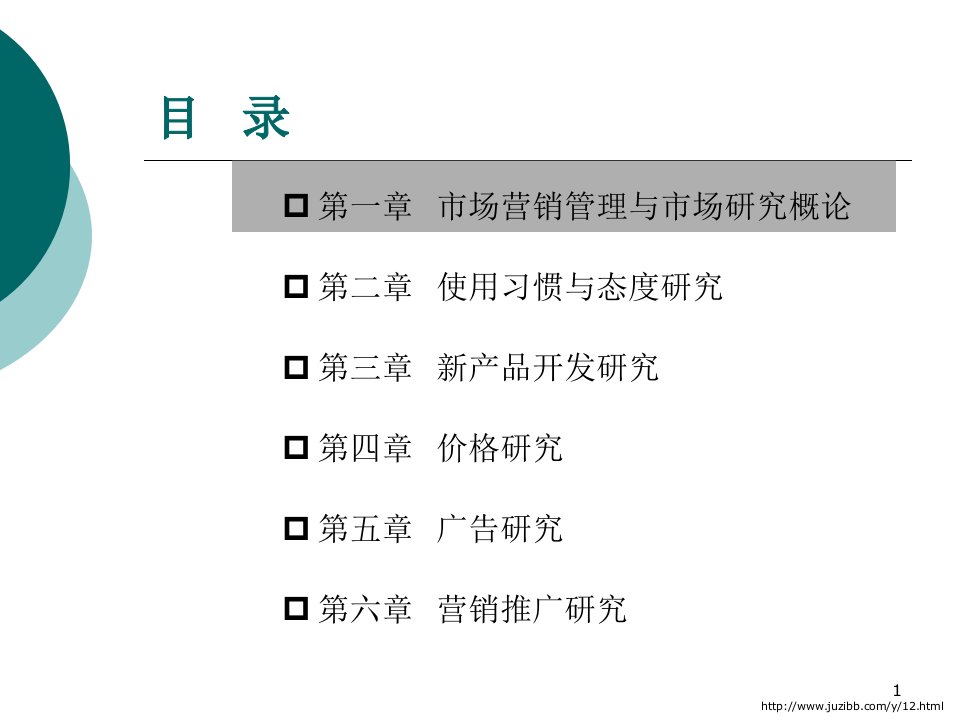 市场研究在营销管理中的角色