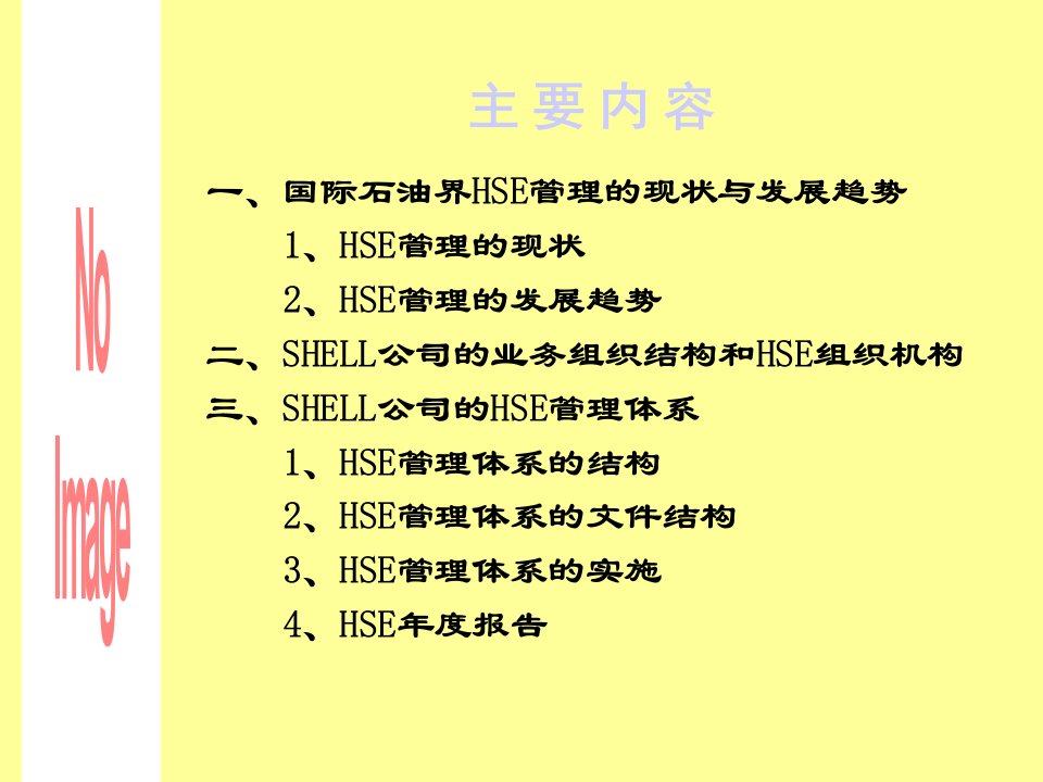 壳牌公司HSE管理体系介绍课件