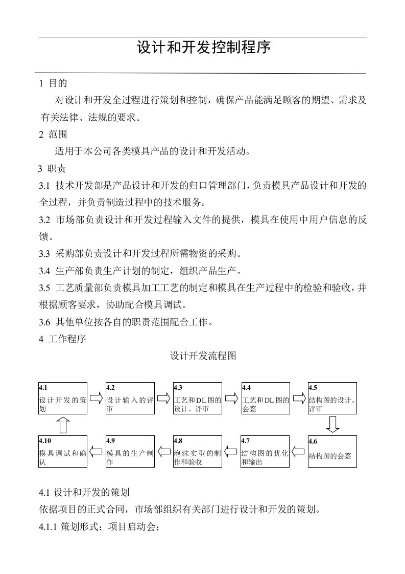 技术部体系文件