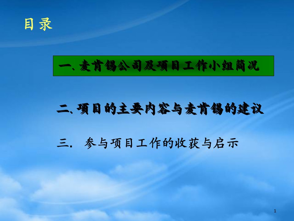 某咨询管理咨询标准流程