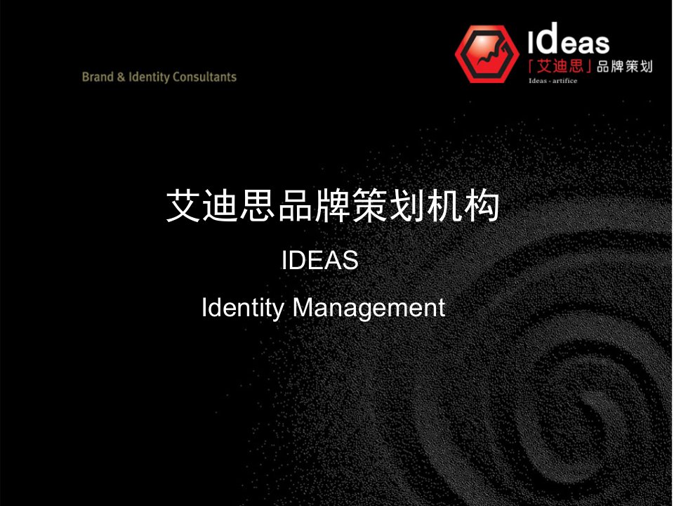 IDEAS艾迪思品牌策划机构路演幻灯片(ppt)-品牌管理