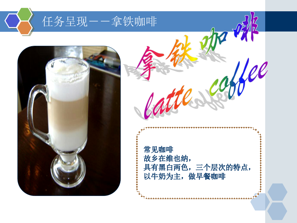 拿铁咖啡Lattecoffee课程