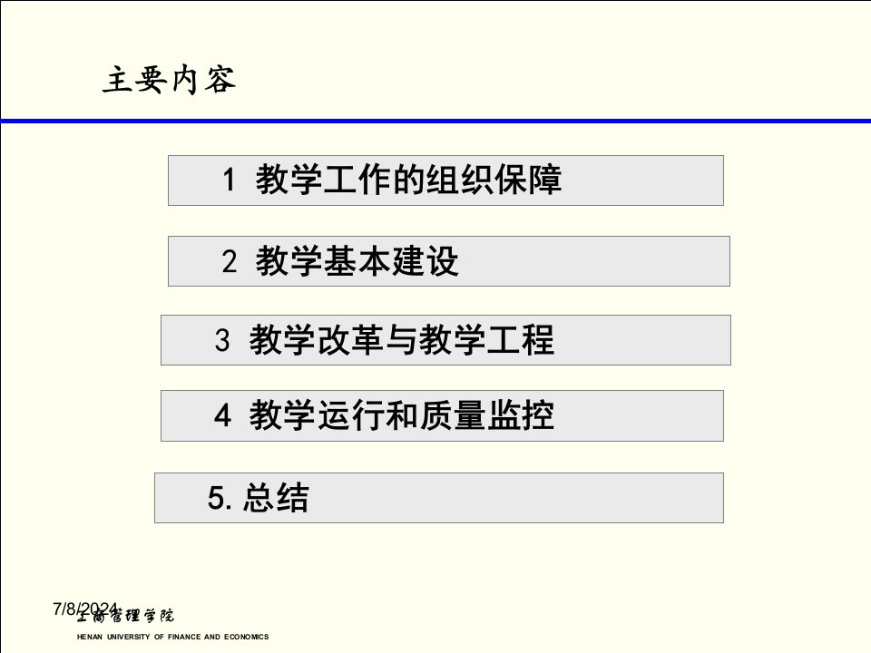 教学先进单位评选工商管理学院