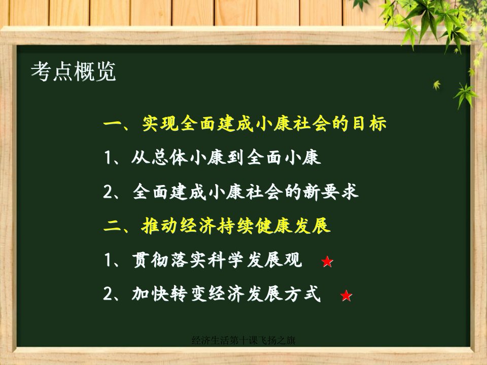 经济生活第十课飞扬之旗课件