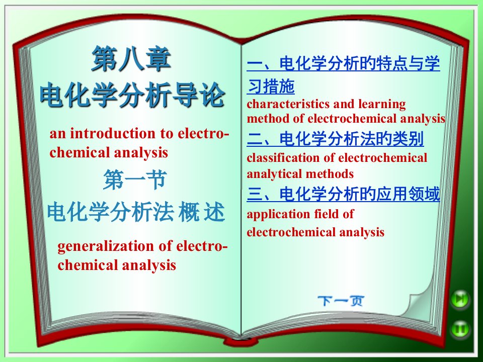 电化学分析导论公开课获奖课件省赛课一等奖课件