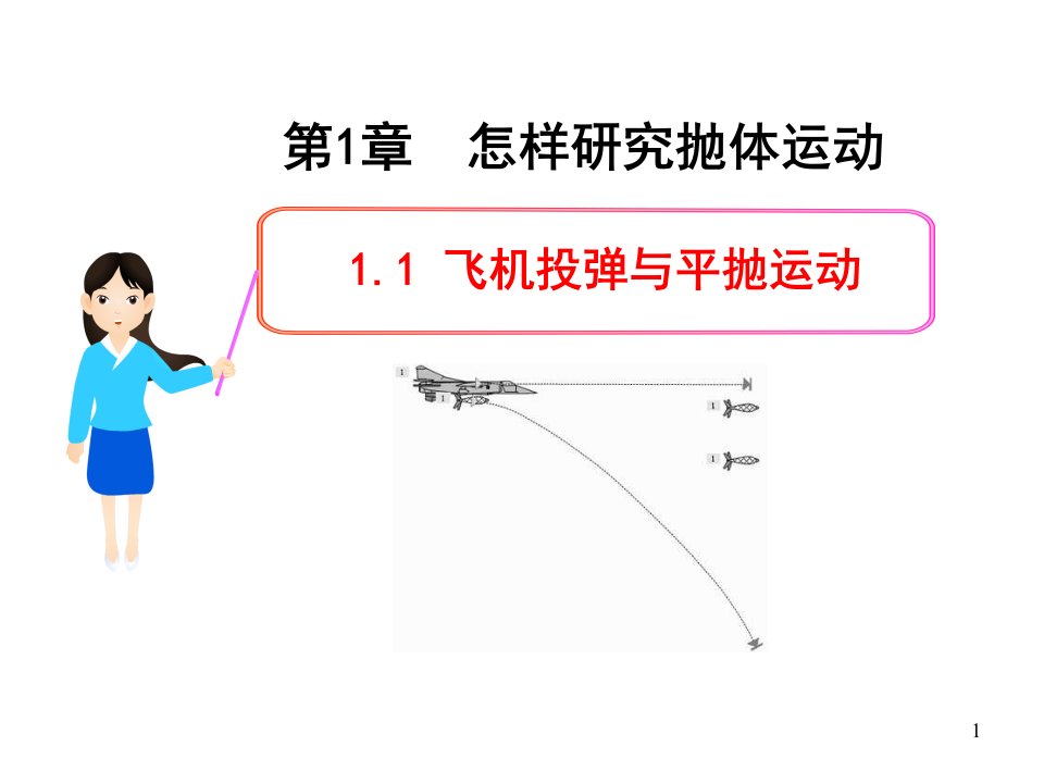 飞机投弹与平抛运动PPT课件