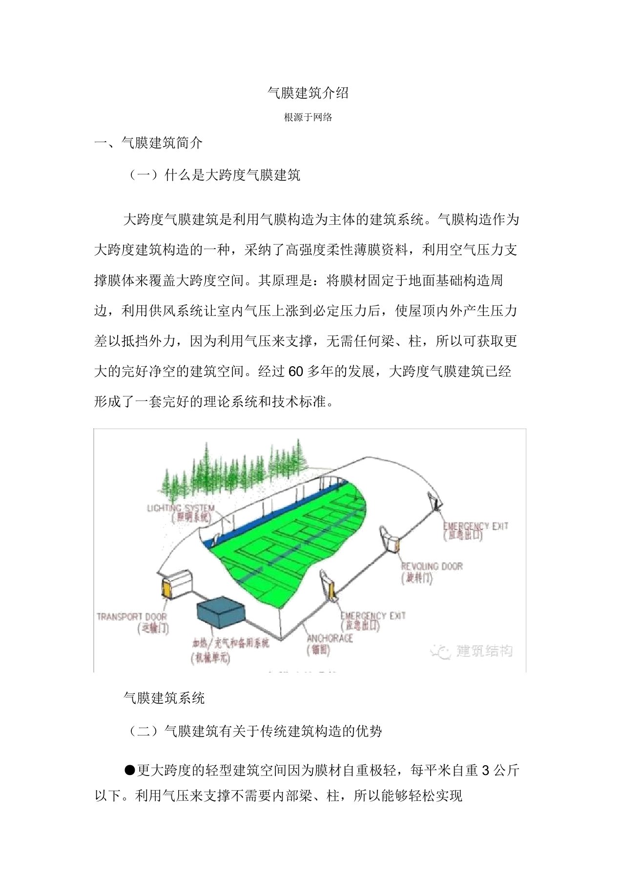 气膜建筑介绍