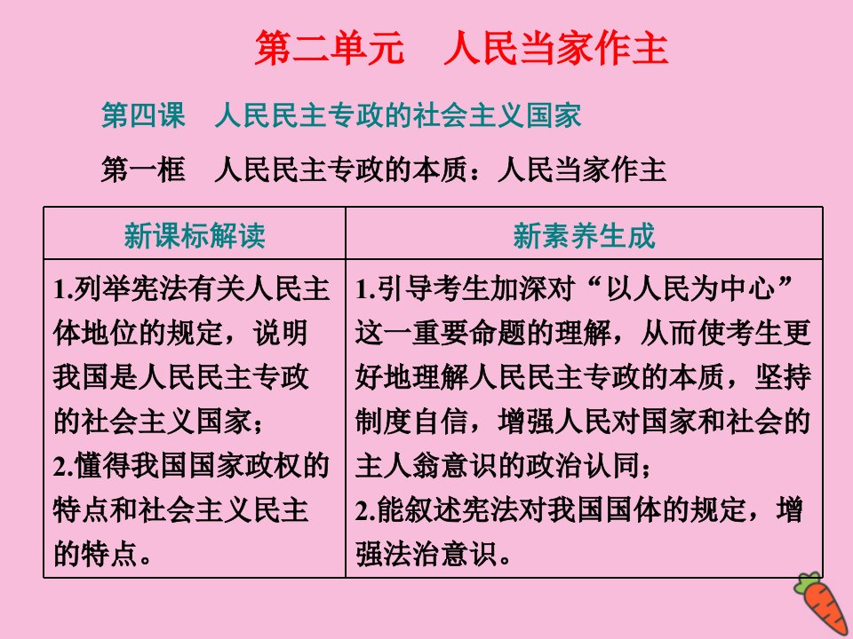 新教材高中政治