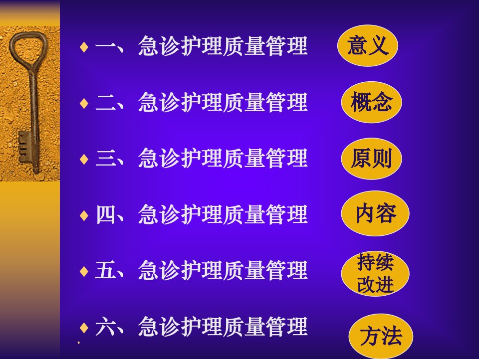 急诊护理质量管理与持续改进