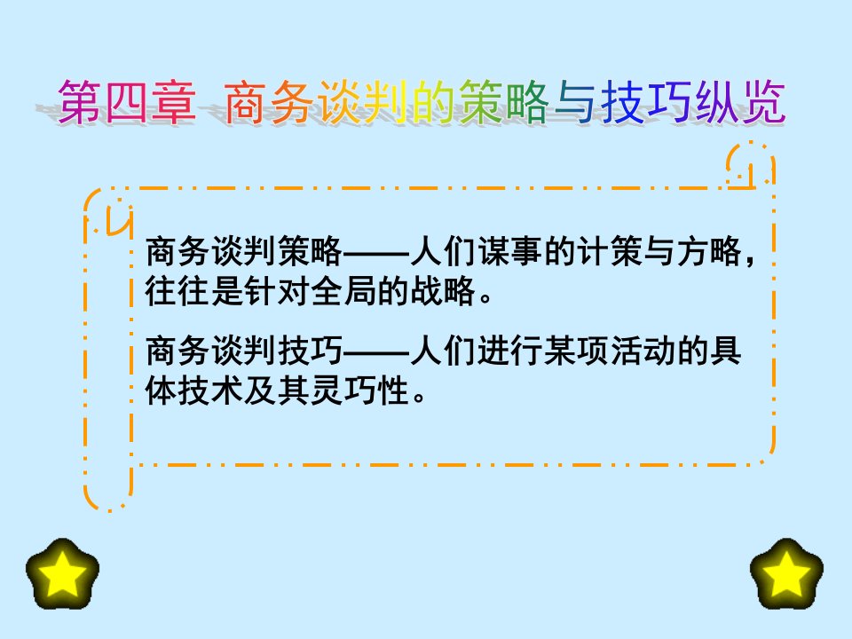 商务谈判的策略与技巧纵览