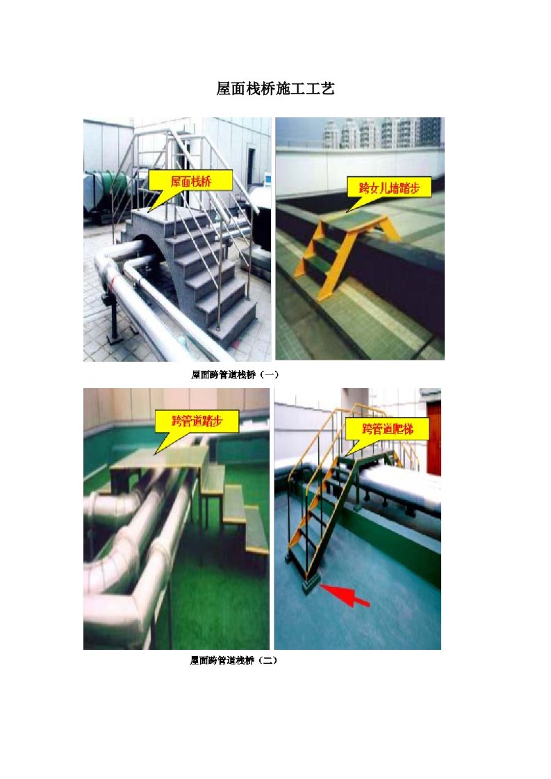 屋面栈桥施工工艺