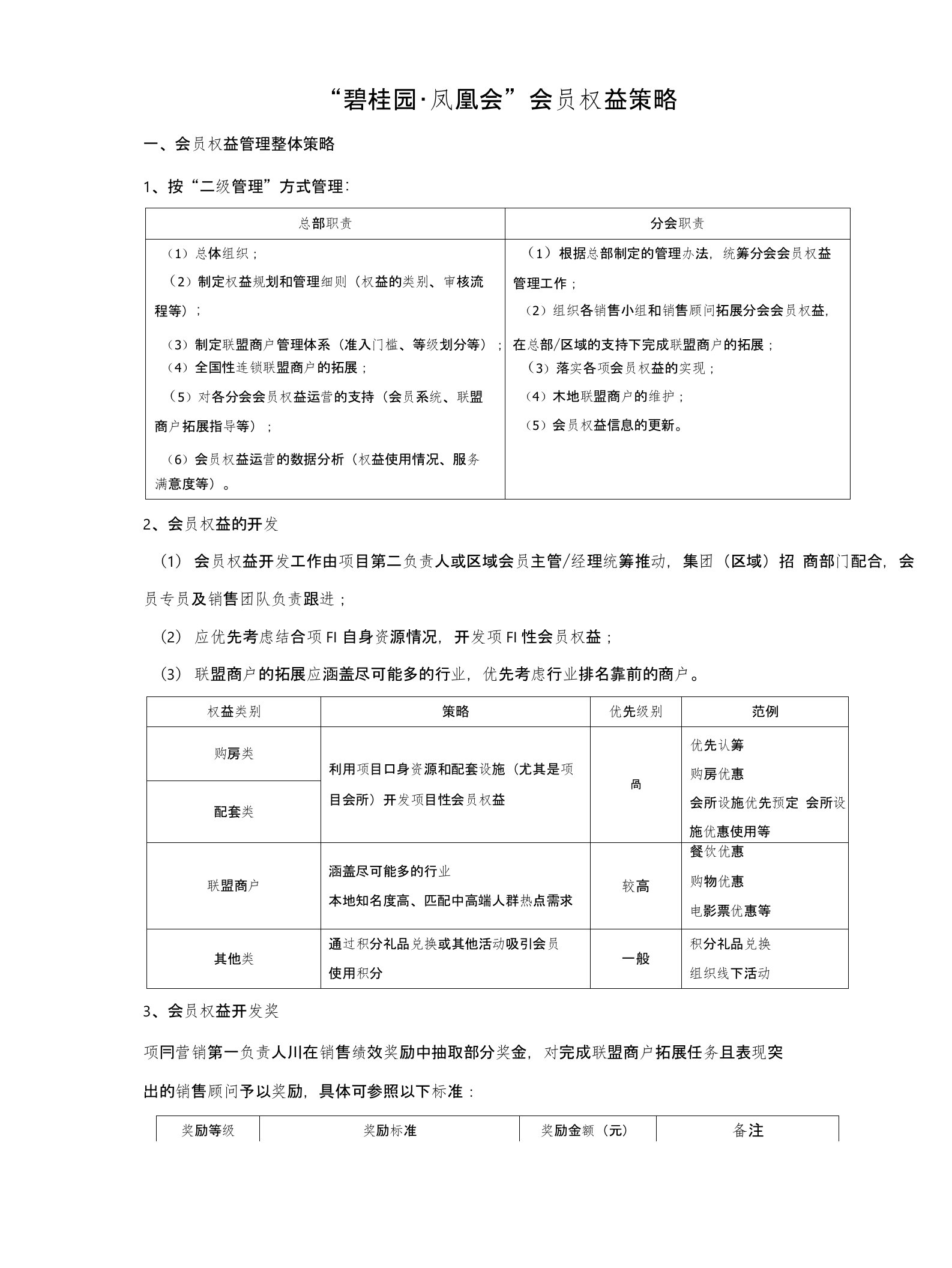 碧桂园凤凰会员权益策略