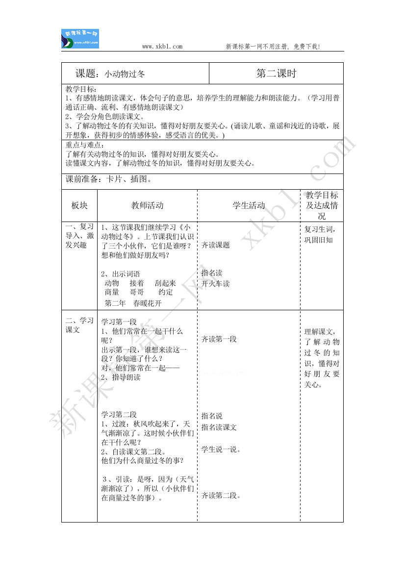 【小学中学教育精选】小动物过冬2