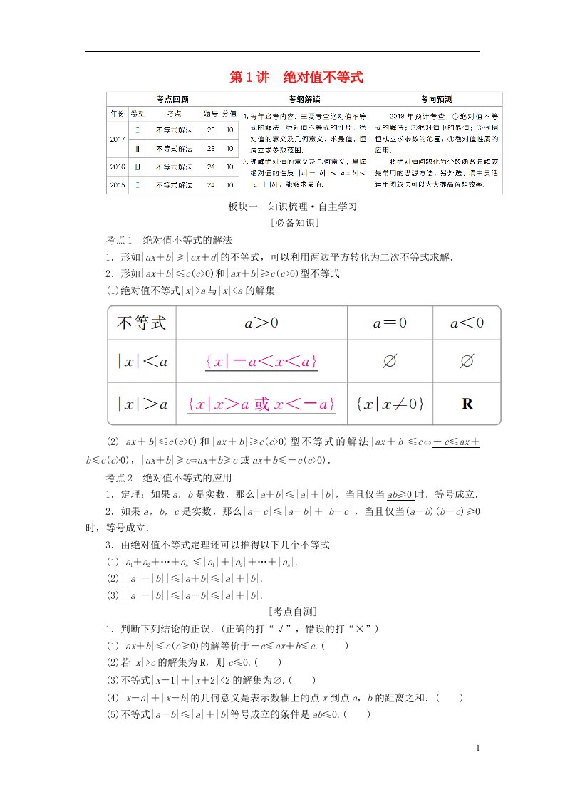 高考数学一轮复习