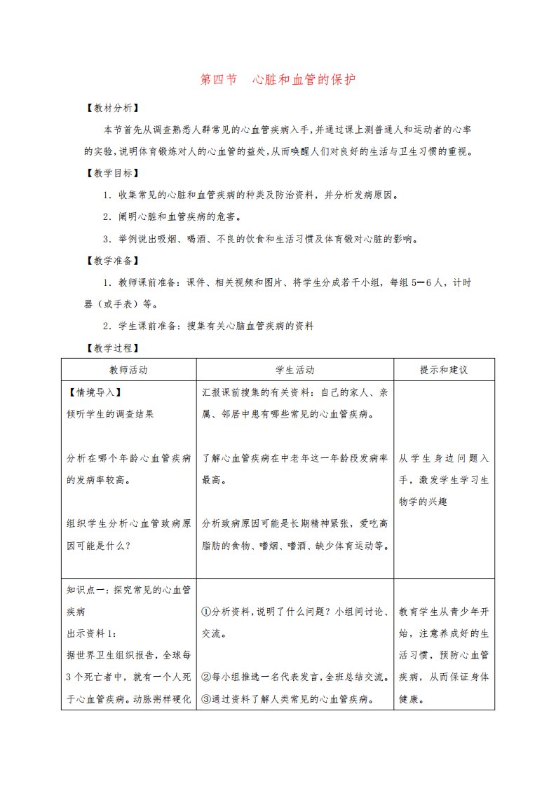 七年级生物下册