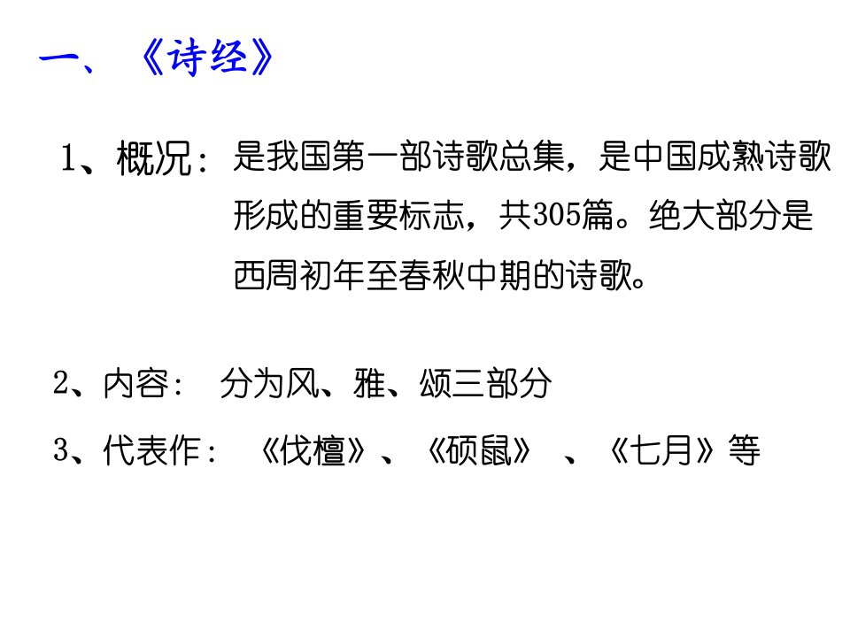 人民版高中历史新课程课件必修三课件专题二中国古典文学的时代特色欣