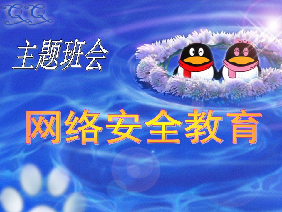 《网络安全教育》主题班会