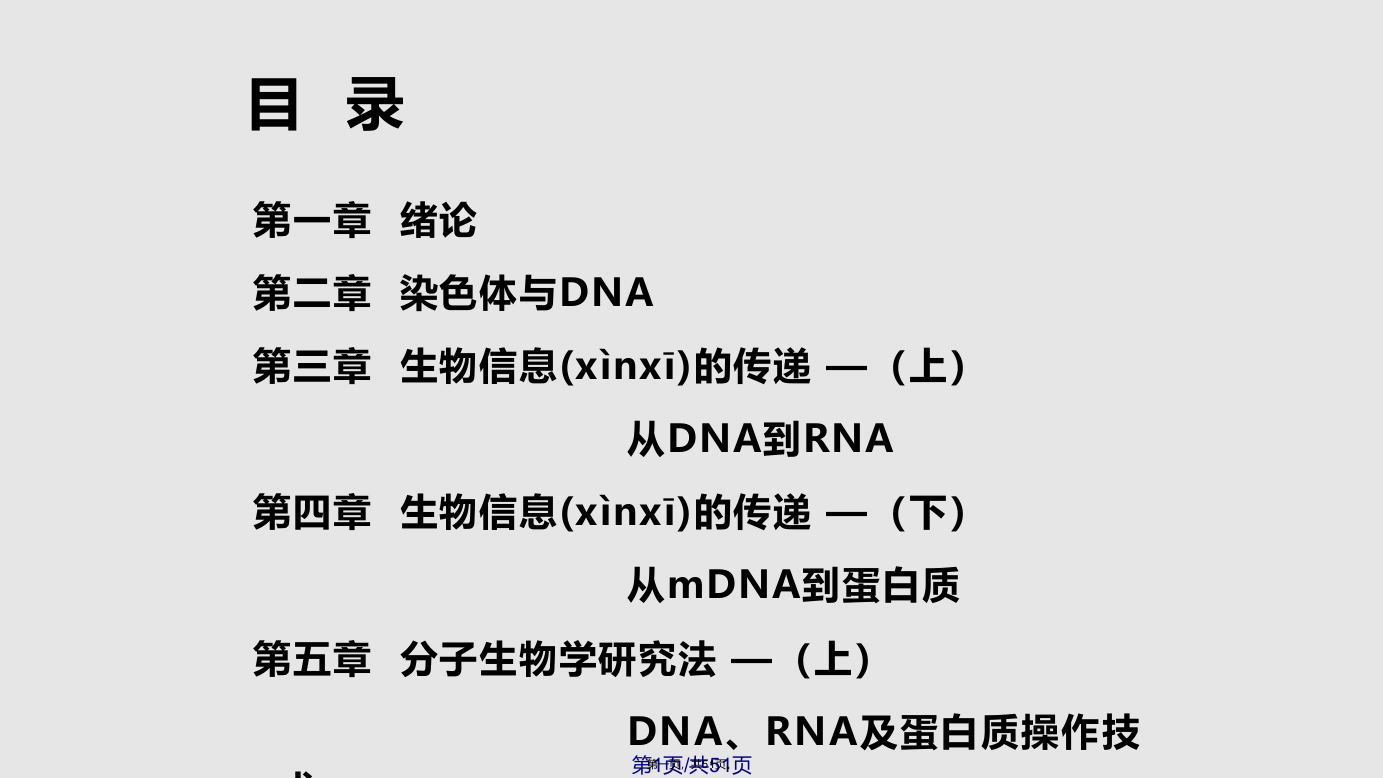 现代分子生物学PPT课件